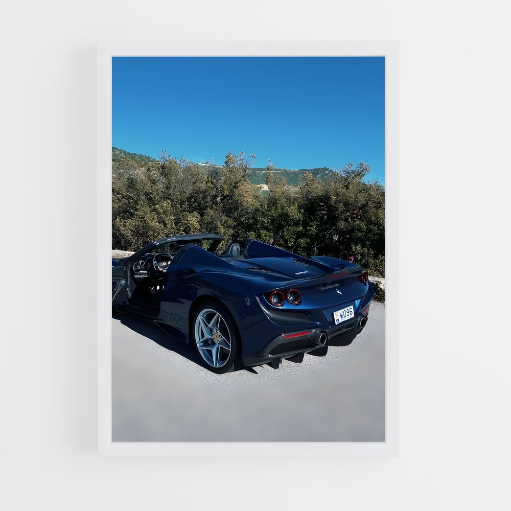 Poster Ferrari aux Sommets (vue 3)